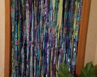 Boho Door Curtain, Door Curtain, Gypsy Curtain, Closet Curtain, Hippie Curtain