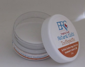 Vegan Kid's Remineralizing Toothpaste with Baking Soda, Calcium Carbonate, Trace Minerals