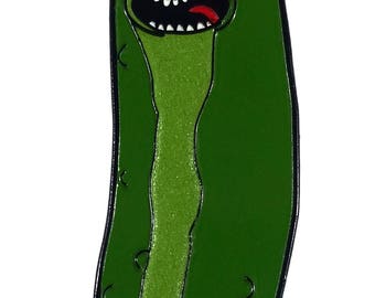 Pickle Rick, I Turned Myself Into A Pickle Morty - 1.75" Glow In the Dark Enamel Pin