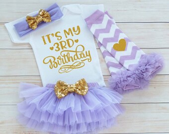 Third Birthday Outfit Girl, 3rd Birthday Girl Shirt, 3rd Birthday Outfit, Tutu Outfit, Birthday Gift, Third Birthday Girl, 3rd Birthday Girl