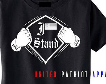 i stand for the national anthem t shirt