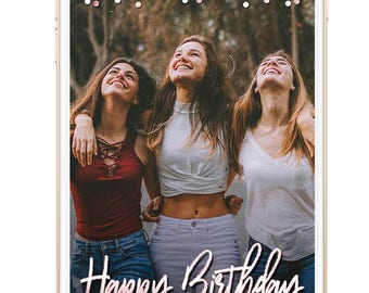 Snapchat Geofilter Birthday, Wedding Snapchat Filter, 30th Birthday for Her, Birthday snapchat filter, Birthday Geofilter, Custom Neon Sign