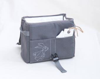 SOFT Camera Insert - DSLR Camera Case - Camera Bag Partition - Protection Case - Photo Bag Insert - JuCase Gray/White