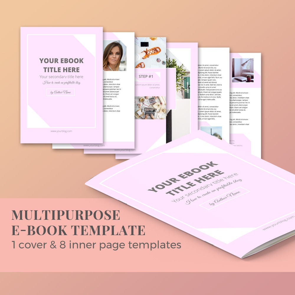 eBook Template 10 pages Magazine template Word template