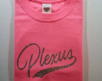 Plexus T-shirt, Plexus Swag, Plexus Clothing, Plexus Tee, Glitter Design, Plexus, Pink Plexus Shirt, Plexus Slim, Plexus Ambassador