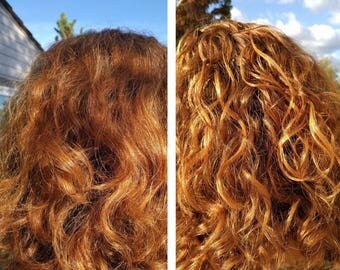 Simply Hair Gel- Organic, Curl Defining Gel, Natural Curls, Moisturizing Gel, Naturally Curly, Wavy Hair, Low Allergen, Flax Seed,8.4 oz