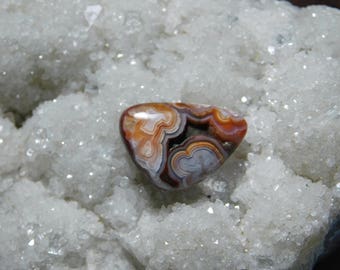 Druzy Crazy Lace Agate Cabochons, Natural Crazy Lace Agate Loose Gemstone, Well Polished Crazy Lace Agate loose stone 24Cts.(28X20)mm