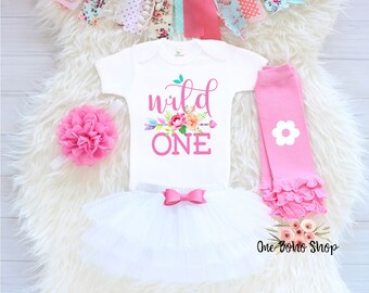 First Birthday Outfit Girl, 1st Birthday Outfit, 1st Birthday Girl Outfit, Wild One Birthday, First Birthday Shirt, Baby Boho Clothes FB7PP