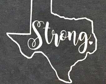 Texas Strong Tee- Texas Strong T-shirt-Womens Texas Tee