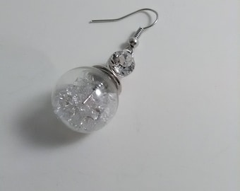 Globe earrings