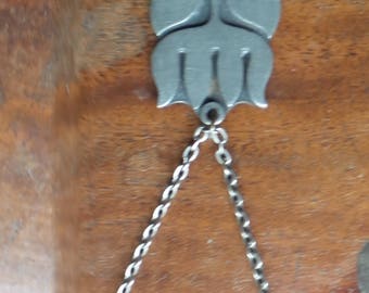 R Tennesmed Swedish Vintage Tulip Pendant 60s