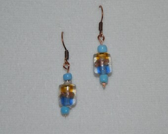 Sage Allysa's Glass pendant Earrings