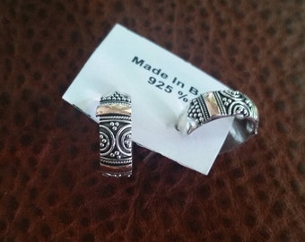 Traditional Balinese .925 silver Earrings
