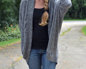 Handmade oversized Women's Cardigan, custom womens cocoon cardigan, oversized sweater