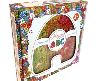 Magnetic Letters and Numbers