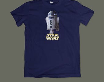 T-shirt Unisex Star Wars R2D2 blue