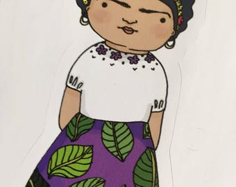 Little Frida Kahlo Sticker