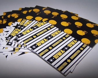 Iowa Hawkeyes. Hawkeye gift. Letter writing set. Iowa football. Note cards boxed set. Iowa wedding gift. University gift. College graduate.