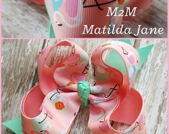 M2M Matilda Jane Flamingo Swimline Bow