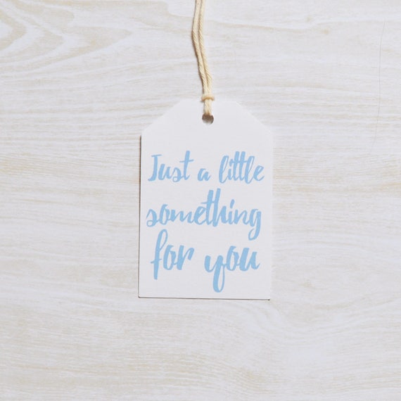 Just A Little Something For You Gift Tag Large Gift Tags