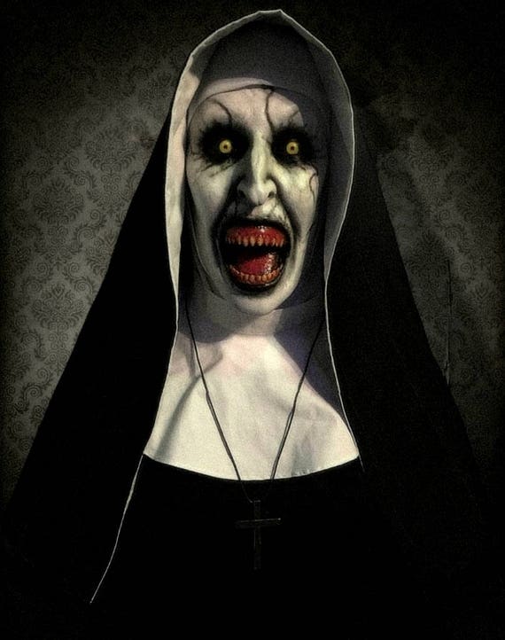 VALAK DEMONIC NUN The Conjurimg 2 Lifesize Movie Prop