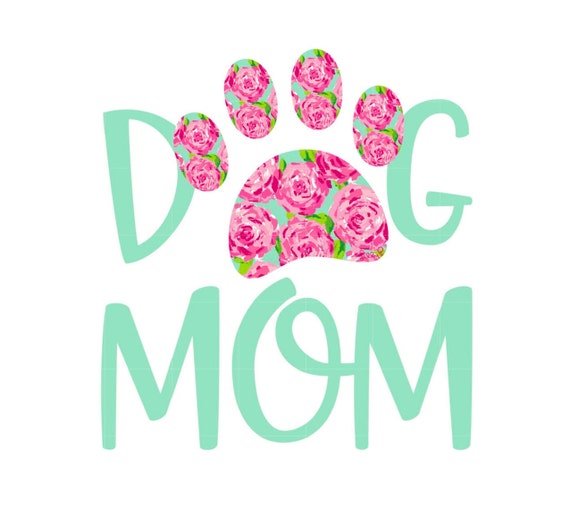 Download Dog Mom Decal Lilly Print Decal Paw Print Decal Lilly Dog