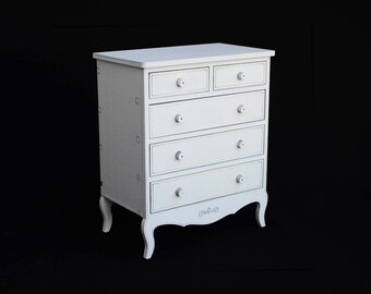 Doll chest of drawers. Scale 1/6 YoSD, 1/4 MSD, 1/3 SD (bjd, barbie, monster high, momoko, blythe, obitsu, pullip, fashion doll furniture)