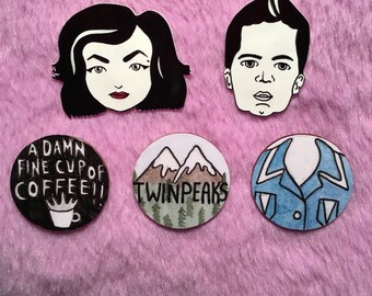 Twin Peaks Pin Badge Collection
