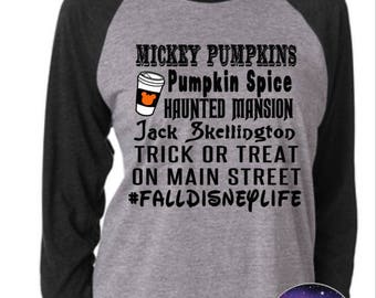 Halloween Disney Shirt // Fall Life // Pumpkin Spice // MNSSHP // Jack Skellington // Mickeys Halloween // disney halloween shirt