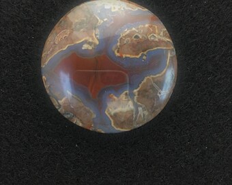 New Mexico Thunder Egg 36mm Round Cabochon