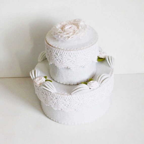 fake wedding cake wedding card box felt cake felt box