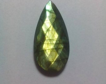Labradorite Pear Shape Faceted Briolette 30 MM