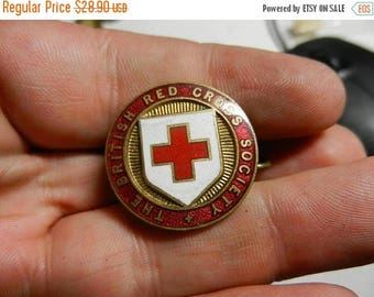 Summer Sale Vintage WW2 British Red Cross Badge