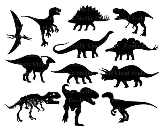 Download Dinosaur SVG Dinosaur Monogram Prehistoric Dinosaur Svg files for Silhouette Cameo and Cricut ...