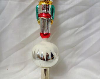 Christmas Ornament Vintage Glass Tree Topper from Germany