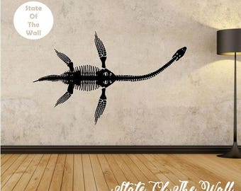 Dinosaur Wall Decal Sticker Art Decor Bedroom Design Mural interior design Science Education Art educational animals LOCH NESS MONSTER