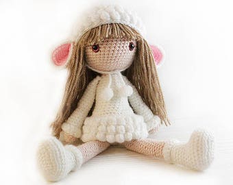 Lamb doll Etsy
