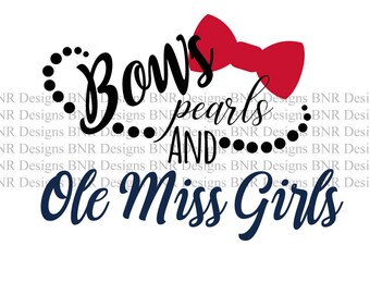 Ole Miss Girls SVG, Mississippi SVG, DXF File, Silhouette File, Cricut File, Cameo File