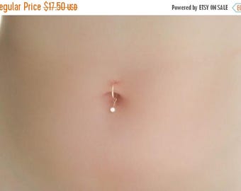 SALE - Belly Piercing Opal-Belly Hoop Opal-Tiny Belly Piercing-Tiny Navel Ring-Tiny Dangle Belly Ring