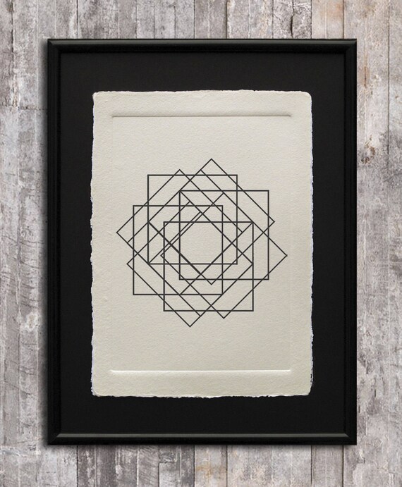 Sacred Geometry wall art 8x11 print home decor artisanal