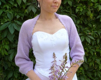 Lavender Delicate Bridal Bolero Shrug,Wedding Bolero ,Lavender Bolero Shrug