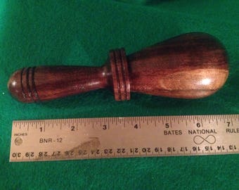 Black Walnut Darning Egg. Hand turned. New.