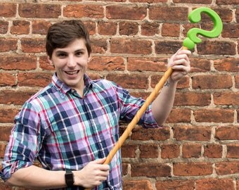 Riddler's Cane from Batman Forever | Weapon | Cosplay Mask | Cosplay | Mask | Cosplay Costume | Costume | Cosplay Prop | Anime | Comic Con