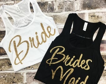 Bachelorette Tanks, Bridal Party Tank, Bach Tank, Bride, Bachelorette Party, Bridal Party Tank Tops, Bridal Party Shirts, Bachelorette Tank