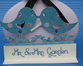 Cake topper, bride and groom cake top