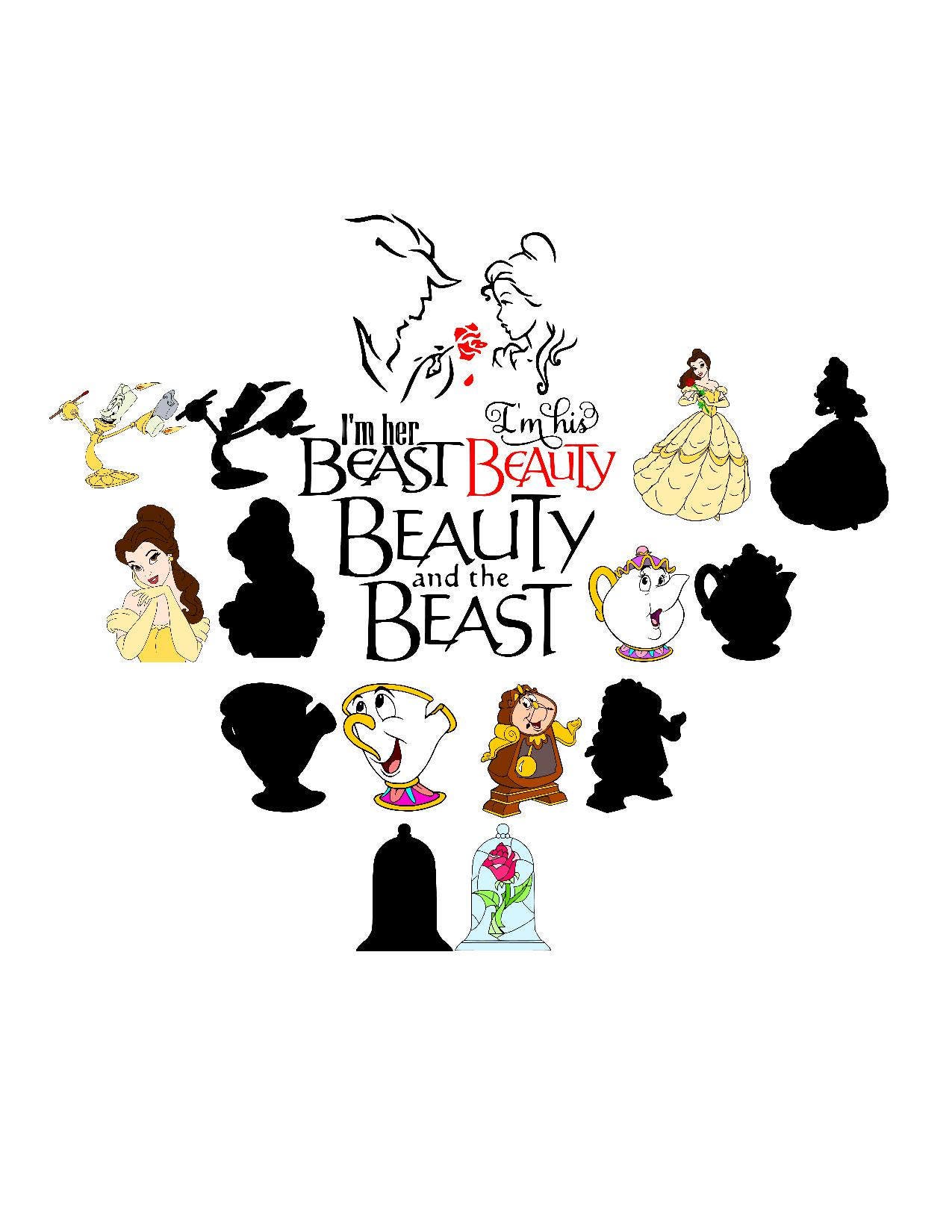 Download beauty and beast svg Disney svg Disney princess svg Belle