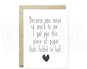 funny printable greeting cards, card for girlfriend, boyfriend, card for husband, hilarious greeting card, instant download dad DP23