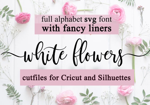 Download Fonts Font svg font Cricut Silhouette Digital Full Alphabet