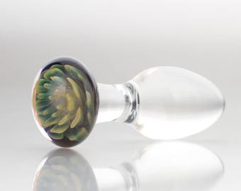 Glass Butt Plug - Trinity - Small - One Of A Kind Mature/adult/anal/sex Toy
