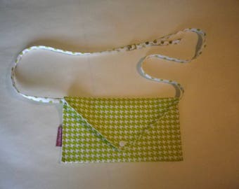 Mini-Pochette Crossbody green geometric - gift idea - home